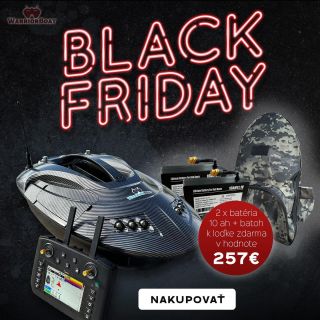 ⚫ BLACK FRIDAY ⚫ je tu, a my vám počas neho ku každej objednanej loďke Warrior CX2 pribalíme zdarma 2 náhradné batérie 10...